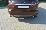Maxton Parts - Diffusor Flaps passend für Lexus RX Mk4 T schwarz Hochglanz