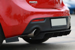 Maxton Parts - Diffusor Flaps passend für Mazda 3 MK2 MPS schwarz matt