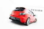 Maxton Parts - Diffusor Flaps passend für Mazda 3 MPS Mk1 EU Version schwarz Hochglanz (MA3MPS1CNC-RSD2B+RSF2-G)