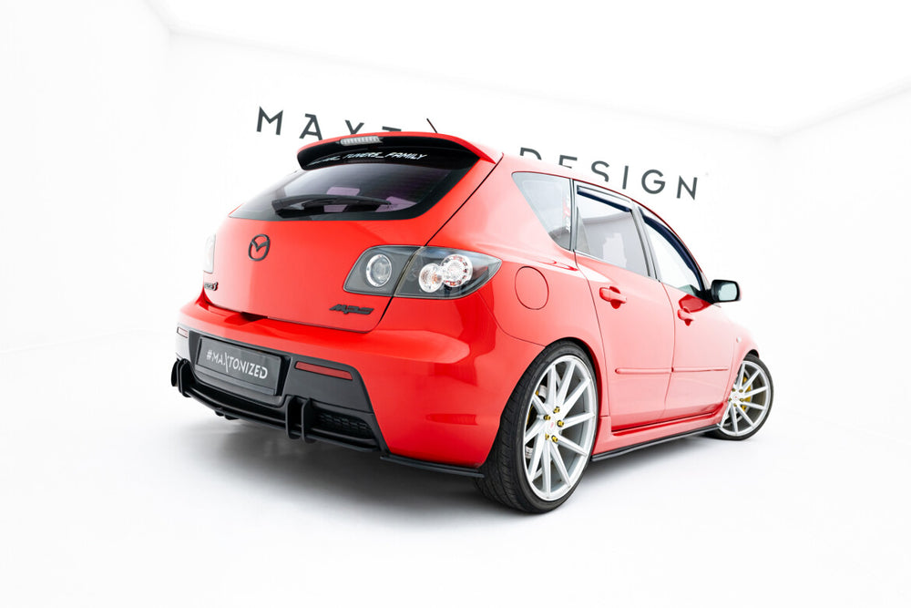 Maxton Parts - Diffusor Flaps passend für Mazda 3 MPS Mk1 EU Version schwarz matt