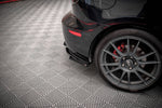 Maxton Parts - Diffusor Flaps passend für Mazda 3 MPS Mk1 schwarz Hochglanz