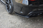 Maxton Parts - Diffusor Flaps passend für Mercedes-AMG C 43 Limousine W205 FL schwarz Hochglanz (ME-C-205-AMG-RSD1-G)