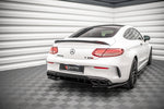 Maxton Parts - Diffusor Flaps passend für Mercedes-AMG C 63 AMG Coupe AMG Aero Pack C205 FL schwarz Hochglanz