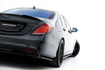 Maxton Parts - Diffusor Flaps passend für Mercedes-Benz S AMG-Line W222 schwarz Hochglanz