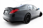 Maxton Parts - Diffusor Flaps passend für Mercedes-Benz S AMG-Line W222 schwarz Hochglanz