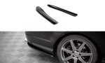 Maxton Parts - Diffusor Flaps passend für Mercedes C Coupe / Limousine / Kombi AMG-Line C204 / W204 FL / S204 FL schwarz Hochglanz