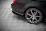 Maxton Parts - Diffusor Flaps passend für Mercedes C Coupe / Limousine / Kombi AMG-Line C204 / W204 FL / S204 FL schwarz Hochglanz