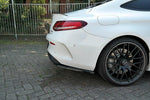 Maxton Parts - Diffusor Flaps passend für Mercedes C-Klasse C205 63 AMG Coupe schwarz Hochglanz