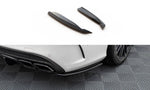 Maxton Parts - Diffusor Flaps passend für Mercedes C-Klasse S205 63 AMG schwarz Hochglanz