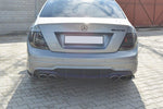 Maxton Parts - Diffusor Flaps passend für Mercedes C Limousine / Kombi AMG-Line W204 / S204 schwarz Hochglanz