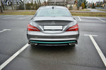 Maxton Parts - Diffusor Flaps passend für Mercedes CLA C117 AMG-LINE FL schwarz Hochglanz