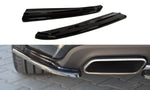 Maxton Parts - Diffusor Flaps passend für Mercedes CLS AMG-Line C218 schwarz Hochglanz