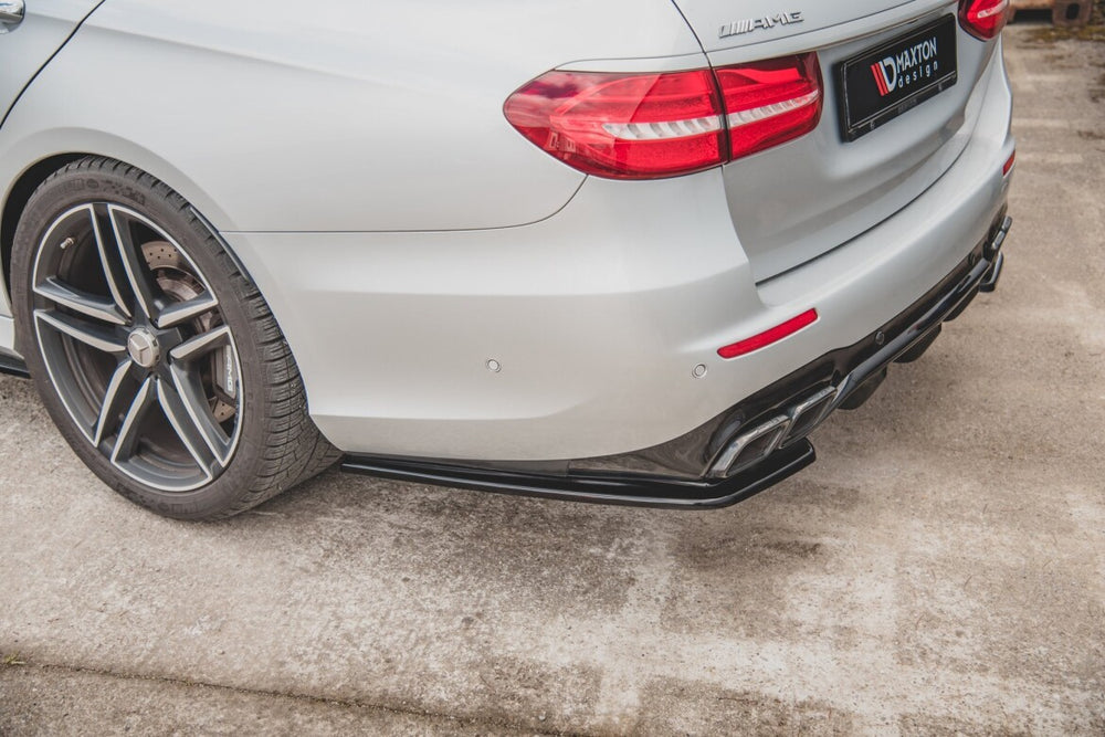Maxton Parts - Diffusor Flaps passend für Mercedes E63 AMG Kombi/Limousine S213/W213 schwarz Hochglanz