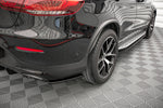 Maxton Parts - Diffusor Flaps passend für Mercedes GLC Coupe AMG-Line C253 FL schwarz Hochglanz