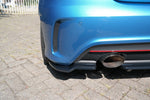 Maxton Parts - Diffusor Flaps passend für Mercedes W176 AMG-LINE vor FL schwarz Hochglanz