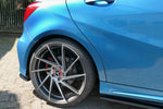 Maxton Parts - Diffusor Flaps passend für Mercedes W176 AMG-LINE vor FL schwarz Hochglanz