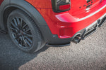 Maxton Parts - Diffusor Flaps passend für Mini Countryman Mk2 F60 JCW schwarz Hochglanz