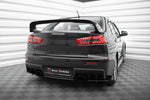 Maxton Parts - Diffusor Flaps passend für Mitsubishi Lancer EVO X schwarz Hochglanz (MILA10EVOCNC-RSF1-G)