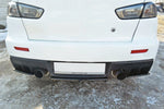 Maxton Parts - Diffusor Flaps passend für Mitsubishi Lancer Evo X schwarz Hochglanz