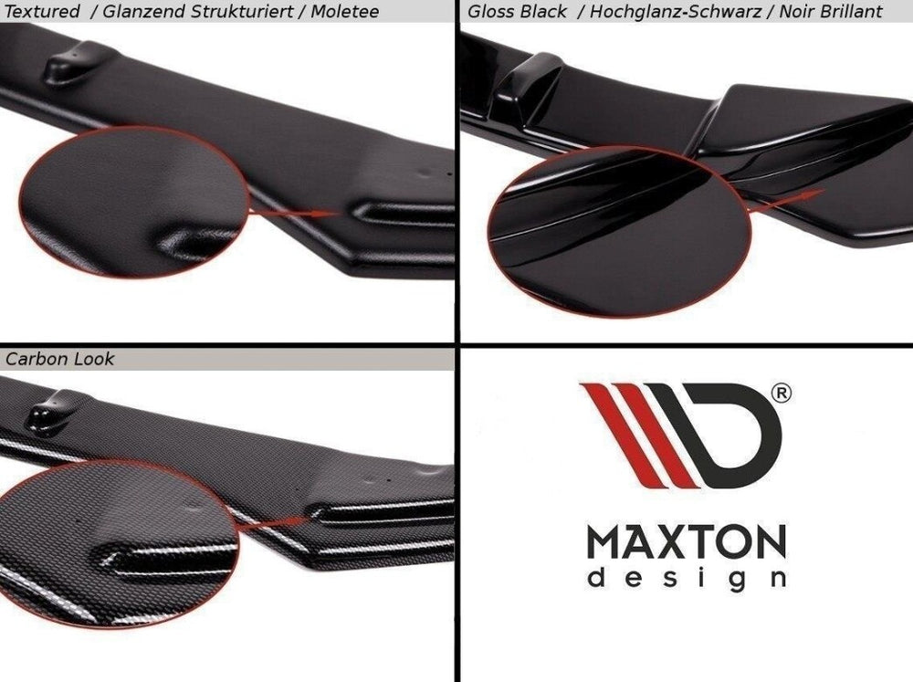 Maxton Parts - Diffusor Flaps passend für Opel Corsa E OPC / VXR schwarz Hochglanz