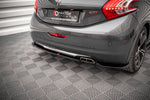 Maxton Parts - Diffusor Flaps passend für Peugeot 208 GTi Mk1 schwarz Hochglanz