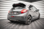 Maxton Parts - Diffusor Flaps passend für Peugeot 208 GTi Mk1 schwarz Hochglanz