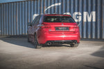 Maxton Parts - Diffusor Flaps passend für Peugeot 308 GT Mk2 FL schwarz Hochglanz