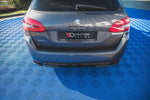 Maxton Parts - Diffusor Flaps passend für Peugeot 308 SW Mk2 schwarz Hochglanz