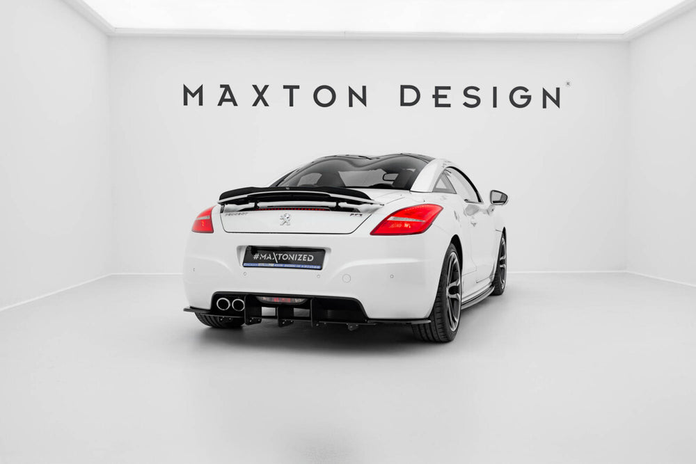 Maxton Parts - Diffusor Flaps passend für Peugeot RCZ Mk1 / Mk1 FL schwarz Hochglanz