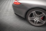 Maxton Parts - Diffusor Flaps passend für Porsche 911 Carrera / Carrera GTS 997 FL schwarz Hochglanz (PO-911-997F-CA-RSD1-G)