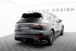 Maxton Parts - Diffusor Flaps passend für Porsche Cayenne Sport Design Mk3 schwarz Hochglanz