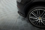 Maxton Parts - Diffusor Flaps passend für Porsche Cayenne Sport Design Mk3 schwarz Hochglanz