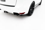 Maxton Parts - Diffusor Flaps passend für Porsche Cayenne Turbo / Standard Mk2 schwarz Hochglanz