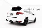 Maxton Parts - Diffusor Flaps passend für Porsche Cayenne Turbo / Standard Mk2 schwarz Hochglanz