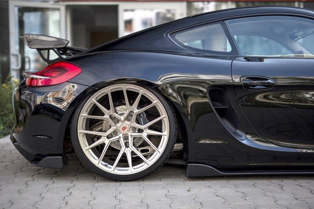 Maxton Parts - Diffusor Flaps passend für Porsche Cayman Mk2 981C