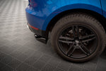 Maxton Parts - Diffusor Flaps passend für Porsche Macan Mk1 schwarz Hochglanz