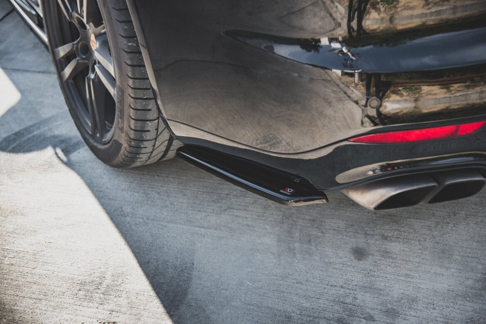 Maxton Parts - Diffusor Flaps passend für Porsche Panamera Turbo 970 FL Carbon Look
