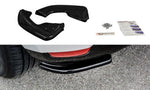 Maxton Parts - Diffusor Flaps passend für Renault Clio Mk4 schwarz Hochglanz