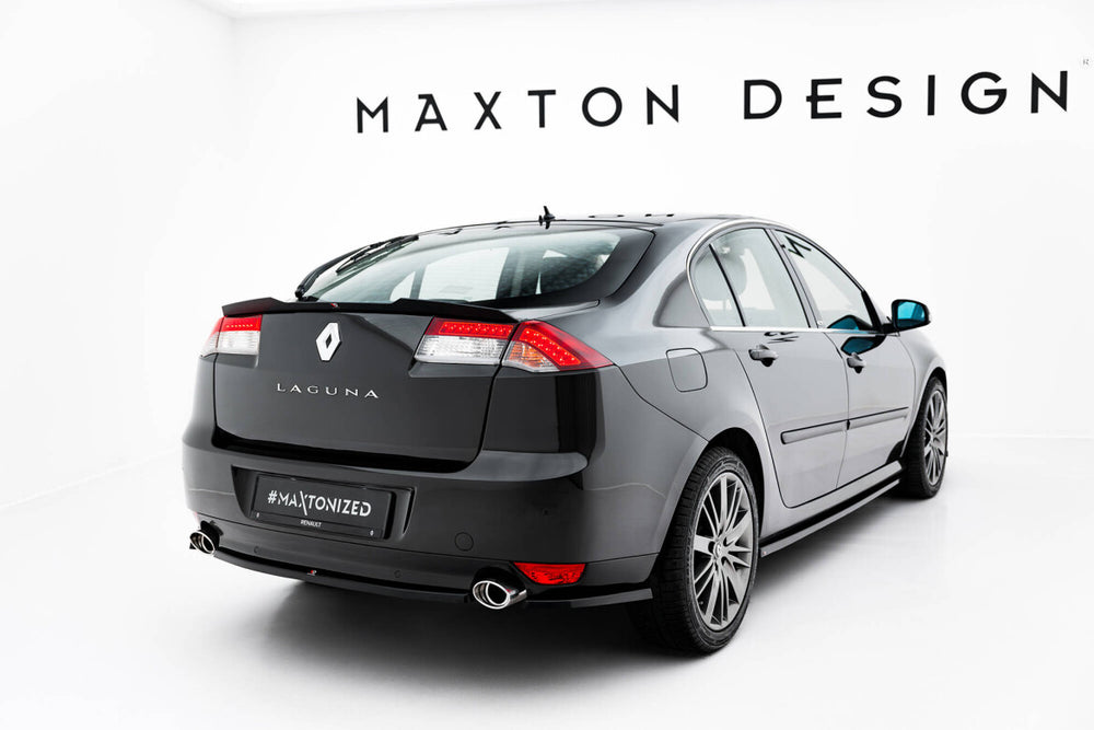 Maxton Parts - Diffusor Flaps passend für Renault Laguna Hatchback GT Mk3 schwarz Hochglanz