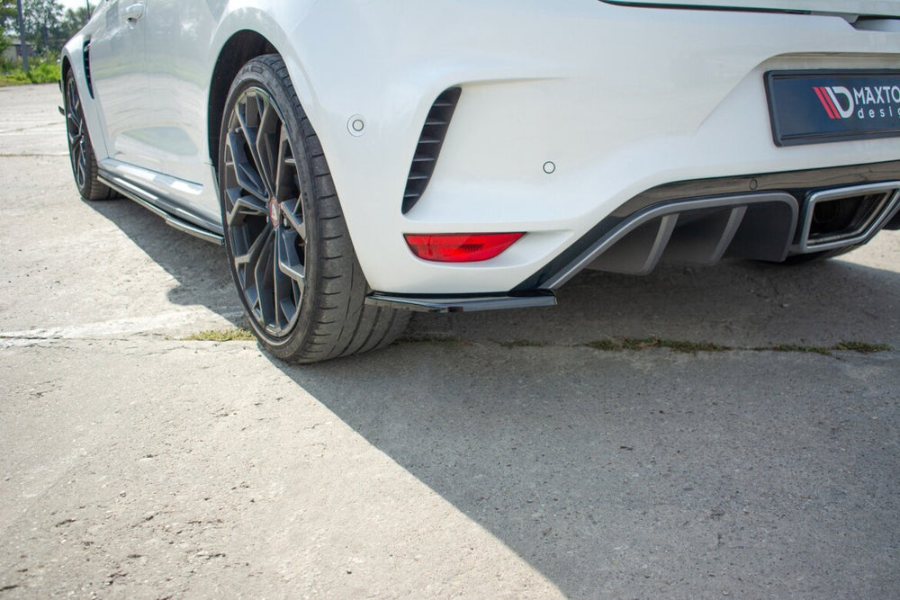 Maxton Parts - Diffusor Flaps passend für Renault Megane IV RS schwarz Hochglanz