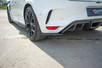 Maxton Parts - Diffusor Flaps passend für Renault Megane IV RS schwarz Hochglanz
