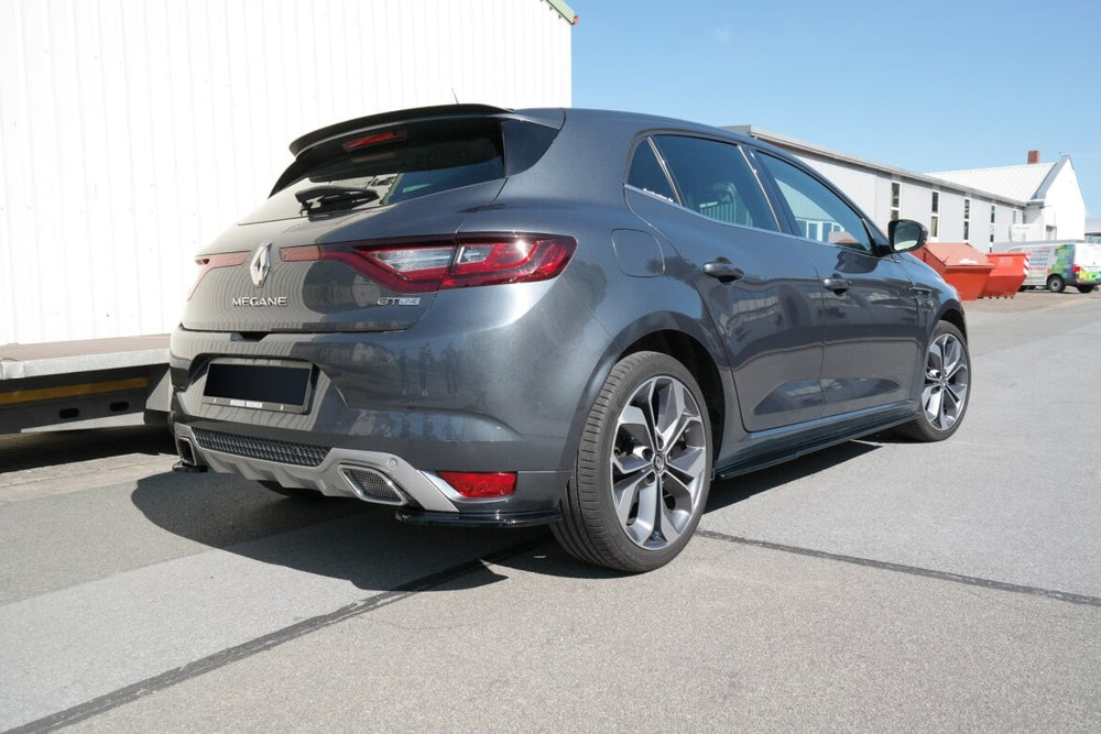Maxton Parts - Diffusor Flaps passend für Renault Megane Mk.4 GT-Line schwarz Hochglanz