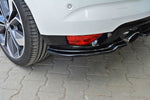 Maxton Parts - Diffusor Flaps passend für Renault Megane Mk4 Hatchback schwarz Hochglanz