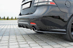 Maxton Parts - Diffusor Flaps passend für Saab 9-3 Aero Mk2 FL schwarz Hochglanz