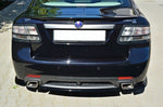 Maxton Parts - Diffusor Flaps passend für SAAB 9-3 TURBO X schwarz Hochglanz