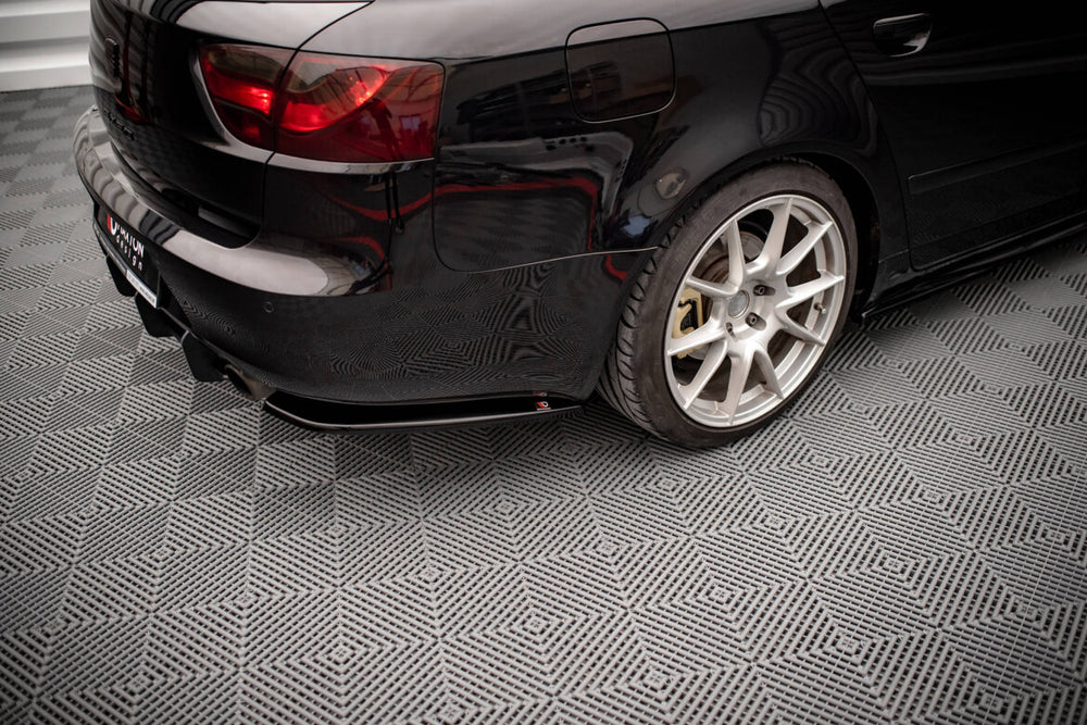 Maxton Parts - Diffusor Flaps passend für Seat Exeo schwarz Hochglanz