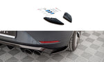 Maxton Parts - Diffusor Flaps passend für Seat Leon FR Hatchback Mk4 schwarz Hochglanz (SE-LE-4-FR-RSD1-G)