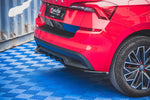 Maxton Parts - Diffusor Flaps passend für Skoda Kamiq Mk1 schwarz Hochglanz
