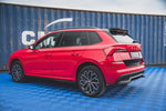 Maxton Parts - Diffusor Flaps passend für Skoda Kamiq Mk1 schwarz Hochglanz