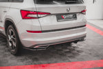 Maxton Parts - Diffusor Flaps passend für Skoda Kodiaq Sportline Mk1 / Mk1 FL schwarz Hochglanz